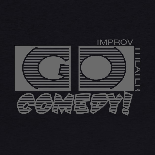 Go Comedy Grey logo by gocomedyimprov